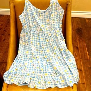 Cinnamoroll blue tank women’s sundress size medium